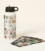 50 States Bucket List Water Bottle