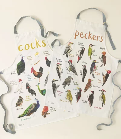 Fowl Language Apron – Peckers & Cocks