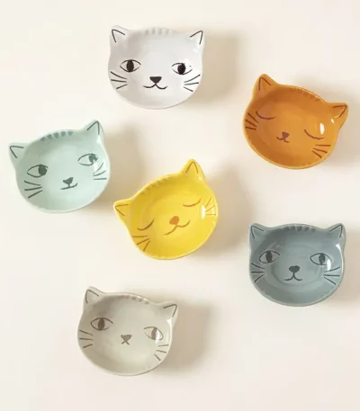 Little Cat Snack Dishes