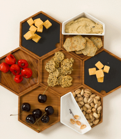Modular Honeycomb Serving Set 1