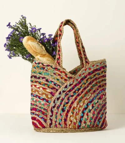Repurposed Sari Carry-all Bag
