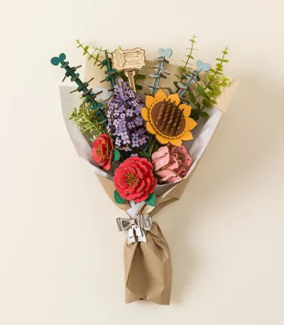 Wooden Flower Bouquet Building Kit
