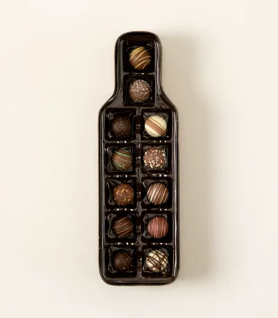 Bottle-of-wine Chocolate Truffles Box