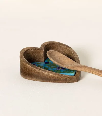 Double Heart Spoon Rest