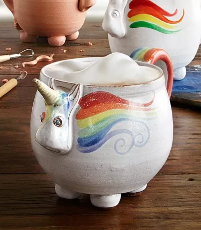 Elwood The Rainbow Unicorn Mug