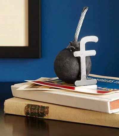 F Bomb Paperweight