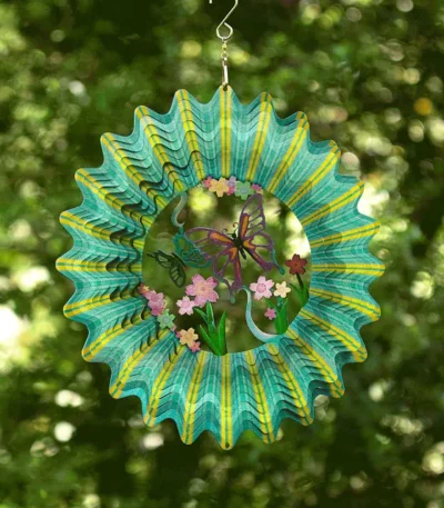 Floating Butterflies Wind Spinner