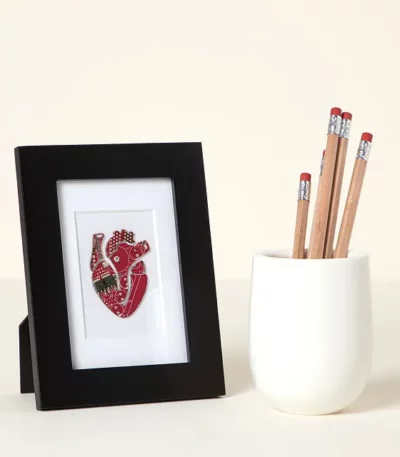 Geeky Love Circuit Board Art