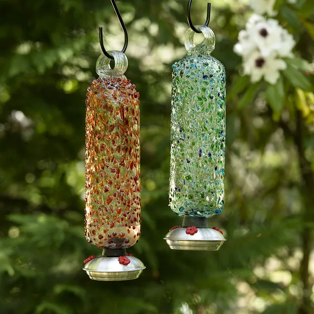 Handmade Gifts 50 Glass Confetti Hummingbird Feeder