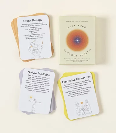 Hack Your Nervous System Anti-anxiety Deck