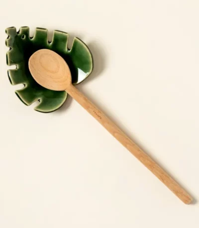 Handmade Monstera Leaf Spoon Rest