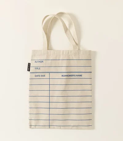 Library Card Tote Bag