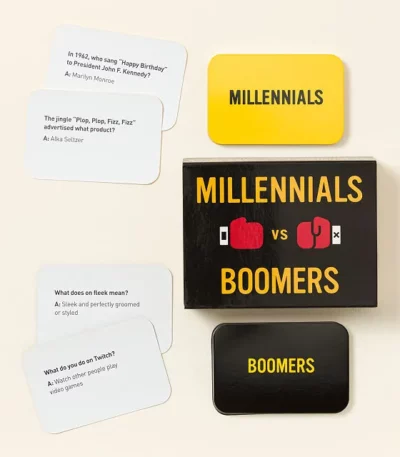 Millennials Vs. Boomers Trivia Game 1