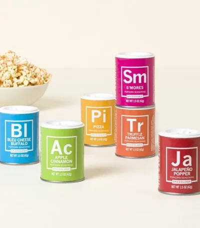 Periodic Table Of Flavor Popcorn Seasoning Set