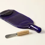 Recycled Wine Bottle Platter With Spreader 2