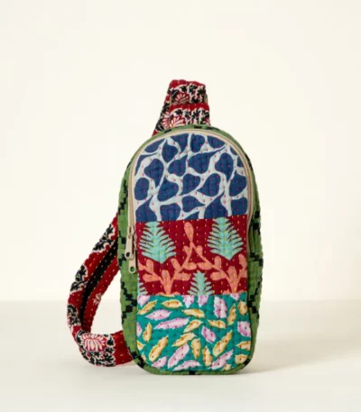 Repurposed Kantha Sling Bag