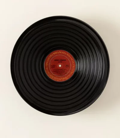 Rock And Roll Record Bowl
