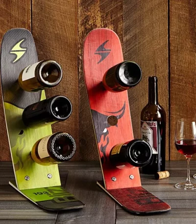 Snow Ski Wine Rack