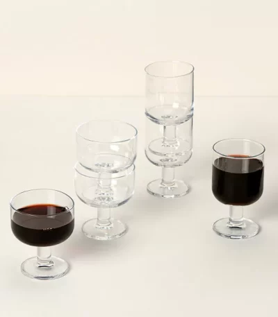 Stackable Wine Glasses - Set Of 6