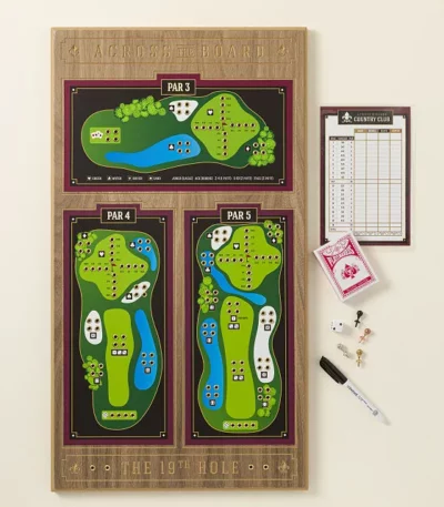 The 19th Hole Wooden Tabletop Golf Game
