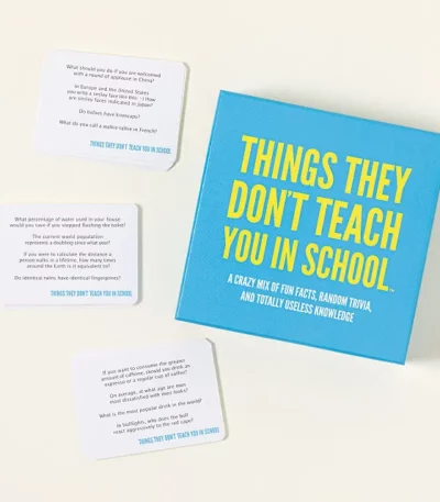 Things They Don't Teach You In School Game