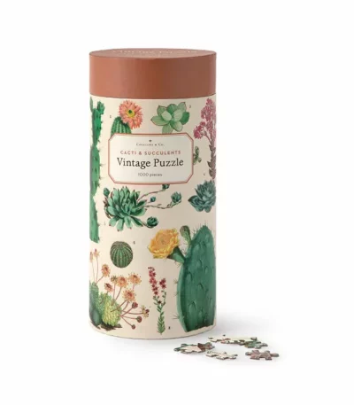 Vintage Succulents Puzzle