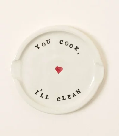 You Cook, I'll Clean Double Spoon Rest