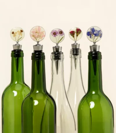 Birth Month Flower Wine Bottle Stopper