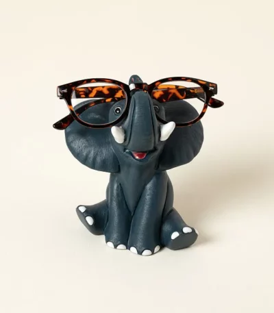 Ceramic Elephant Eyeglass Holder