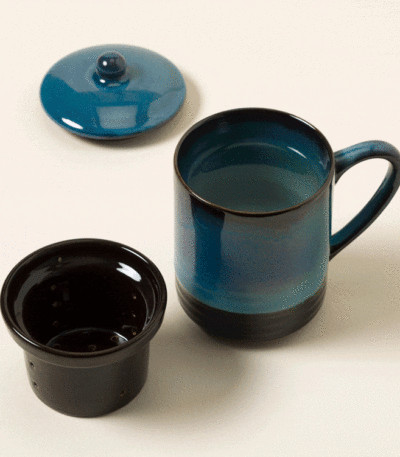 Ceramic Tea Infuser Mug