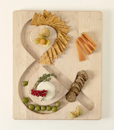 Cheese & Crackers Serving Board