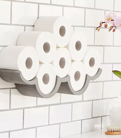 Cloudy Day Toilet Paper Storage