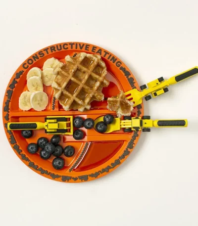Construction Plate & Utensils