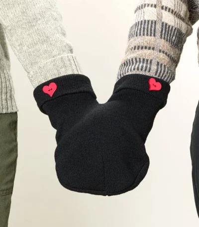 Couples Handholding Mittens