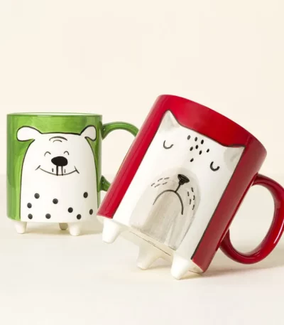 Dapper Dog Footed Mug