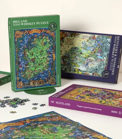 Educational Whiskey Region Puzzle