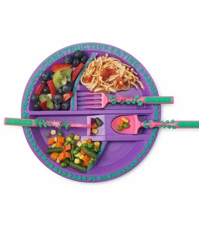 Fairy Garden Plate & Utensils