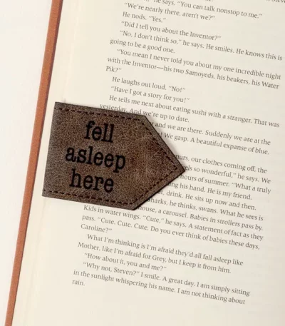 Fell Asleep Here Magnetic Bookmark
