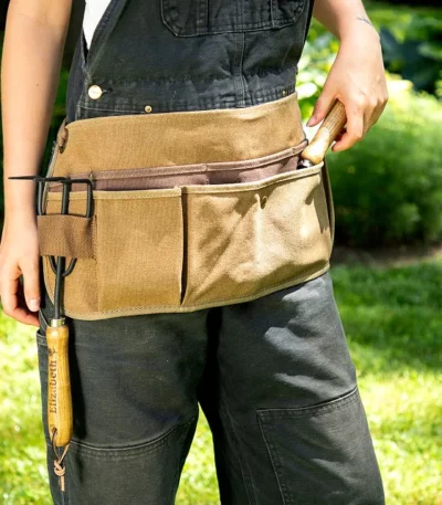 Gardener's Waxed Canvas Tool Belt