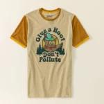 Give A Hoot Don't Pollute Ringer Tee 3