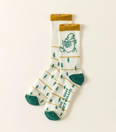 Give A Hoot Don’t Pollute Socks
