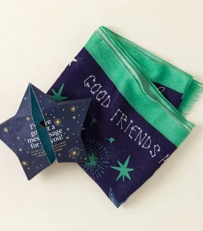 Good Friends Are Like Stars Scarf
