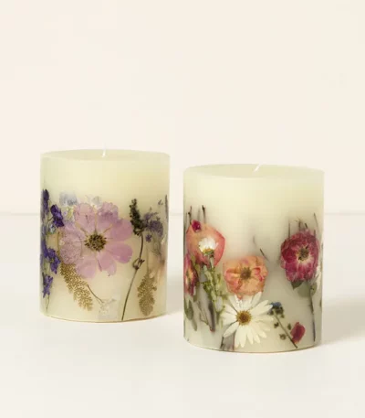 Handcrafted Dried Botanical Candle