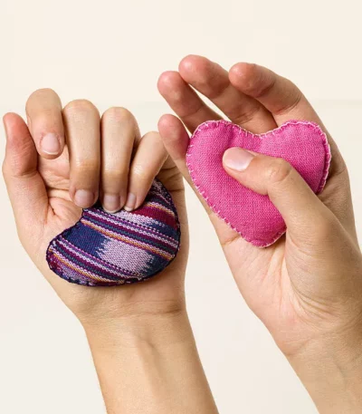 Heating & Cooling Heart Shaped Pillows