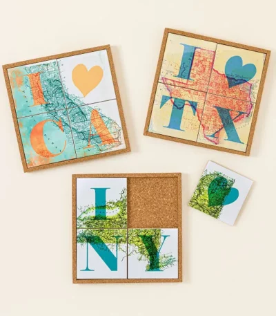 Home State Coaster & Trivet Set