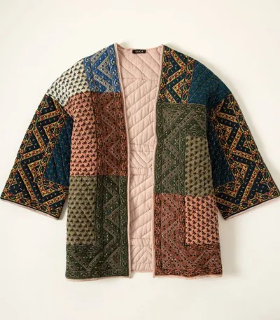 Kantha Quilted House Coat