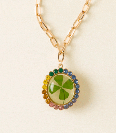 Kids Lucky Streak 4-leaf Clover Necklace