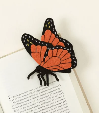 Monarch Butterfly Corner Page Holder
