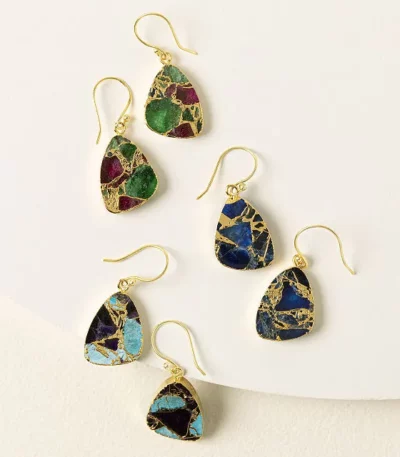 Mosaic Stone Earrings