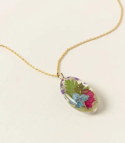 Mother & Daughter Flower Necklace